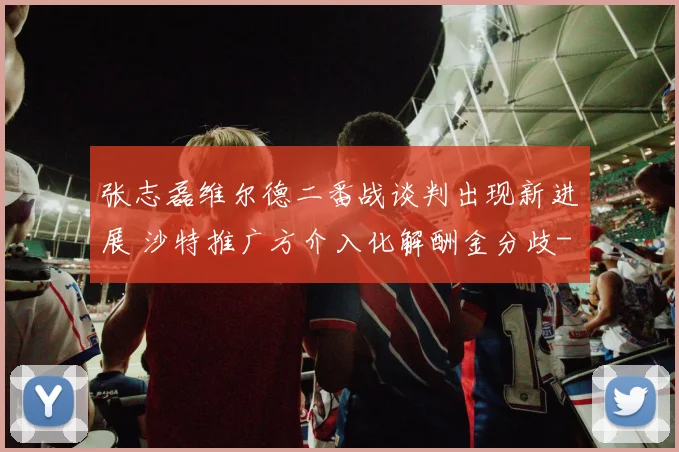 张志磊维尔德二番战谈判出现新进展 沙特推广方介入化解酬金分歧
